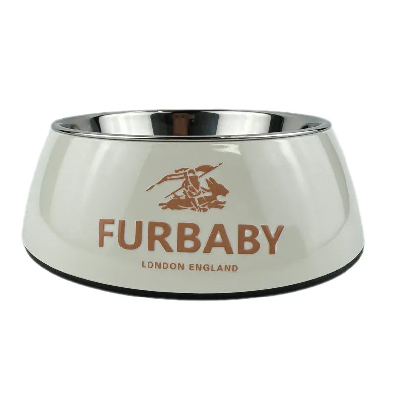 Luxury Dog Bowls PAWDA Pets Bowl, Bpa-Free Food & Water Bowl for Small, Medium & Large Breeds, Non-Skid, 2-In-1 Removable Stainless Steel Pet Water&Food Bowl for Dogs and Cats J32