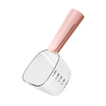 Pet Dog Cats Food Scoop with Measurement Dual-Function Food Scoop 1 Cup Capacity Pet Food Measuring Scoop for Pet Feeding