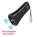 Ultrasonic Pet Dog Cat Repeller anti Barking Stop Bark Training Device Adapter Trainer LED Ultrasonic with Flashlight Repellent
