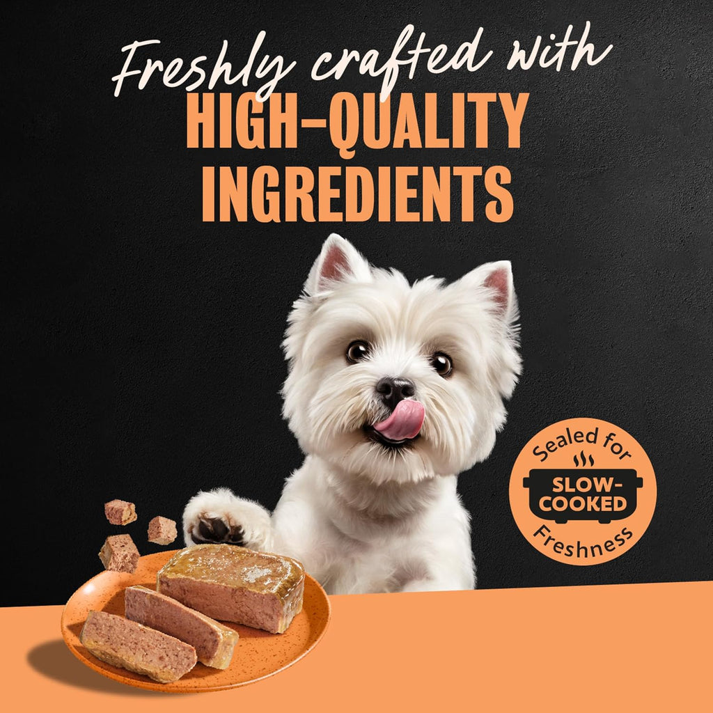 Classic Loaf in Sauce Wet Dog Food, Chicken & Liver, 3.5 Oz, 24 Count | Made in USA, Real Chicken #1 Ingredient, No Fillers/Added Sugar/Artificial Flavors, Use as Meal or Topper, Easy Peel Trays