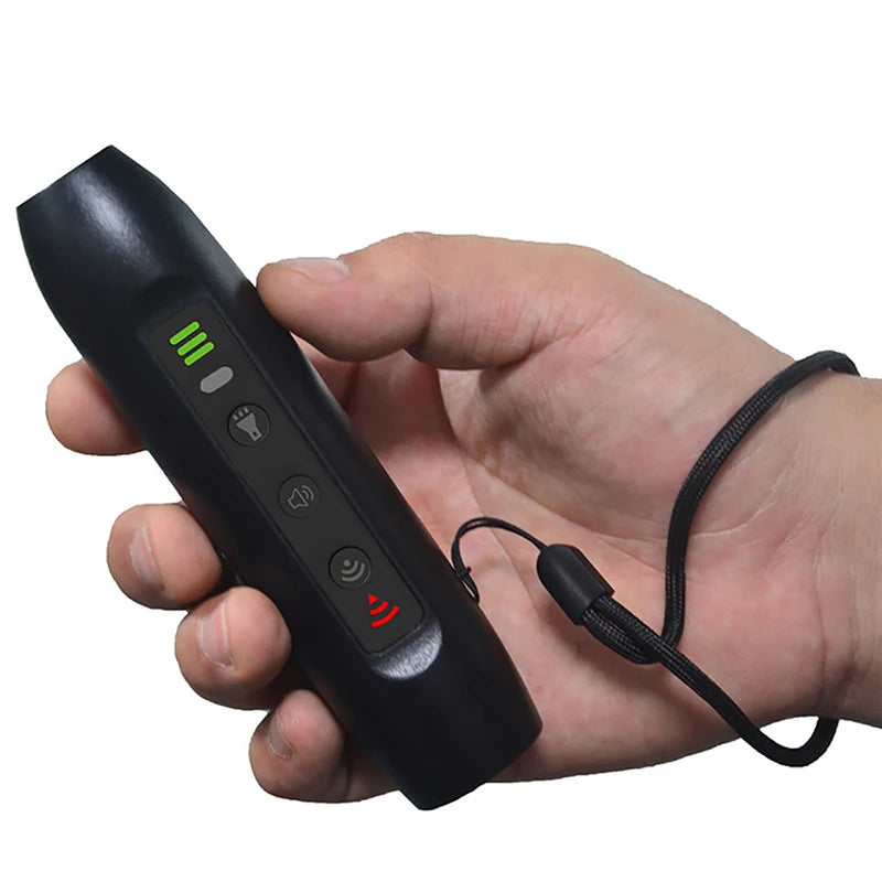 Ultrasonic Pet Dog Cat Repeller anti Barking Stop Bark Training Device Adapter Trainer LED Ultrasonic with Flashlight Repellent