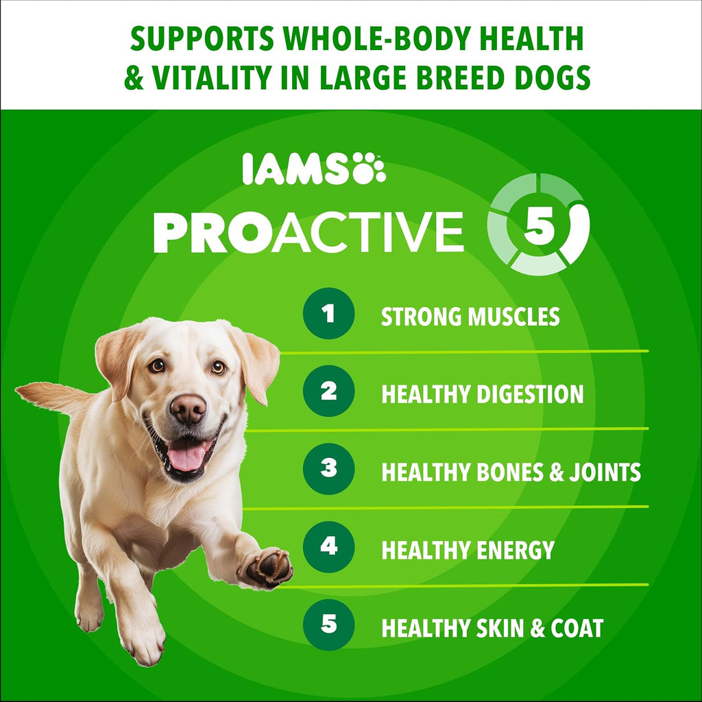 Proactive Health Large Breed Dry Dog Food, Chicken, 40 Lb | Veterinarian-Recommended, Real Chicken #1 Ingredient, L-Carnitine for Metabolism, Glucosamine & Chondroitin, Optimal Calcium